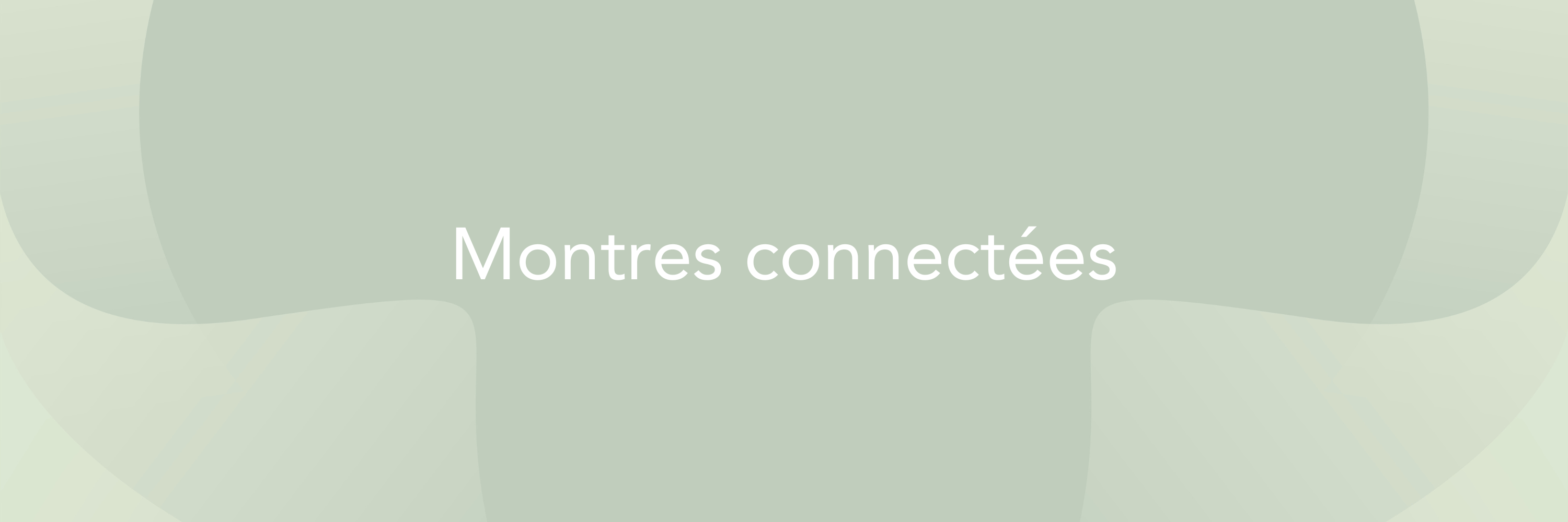 Montres connectées