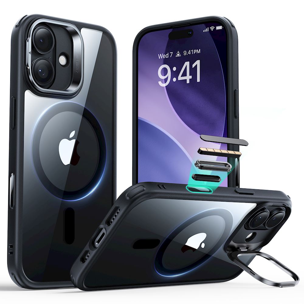 Coque Classic Hybrid Stash Stand pour iPhone 17