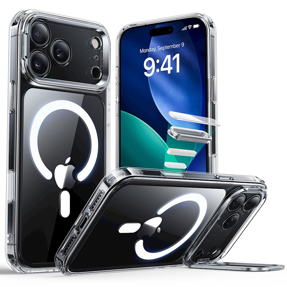 Coque Classic Hybrid Stash Stand pour iPhone 17 Pro Max
