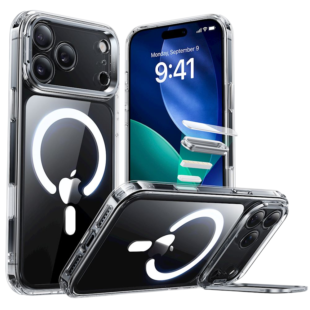 Coque Classic Hybrid Stash Stand pour iPhone 17 Pro Max