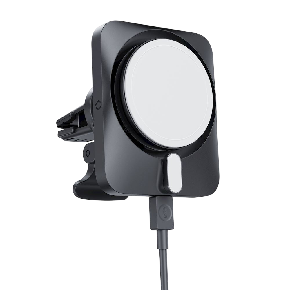 Chargeur Voiture Sans Fil HaloLock MagSafe 15W avec Fixation Ultra-Stable