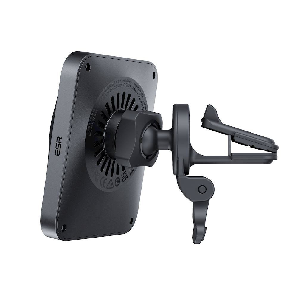Chargeur Voiture Sans Fil HaloLock MagSafe 15W avec Fixation Ultra-Stable