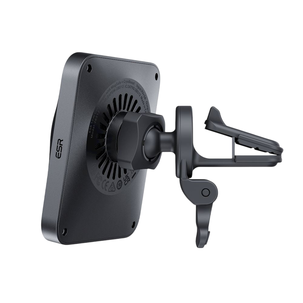 Chargeur Voiture Sans Fil HaloLock MagSafe 15W avec Fixation Ultra-Stable