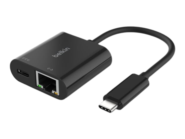 Belkin Adaptateur USB-C vers Ethernet Gigabit + Port de recharge PD 100W