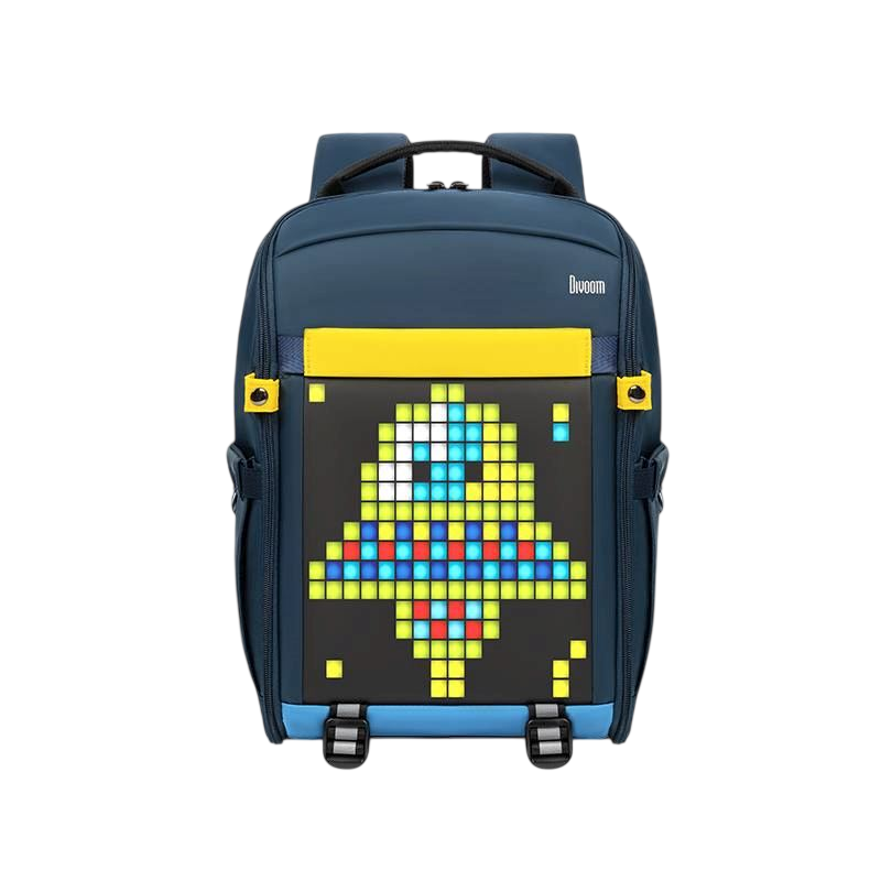 Sac à dos connecté compact à écran LED Pixel Art Divoom Backpack S