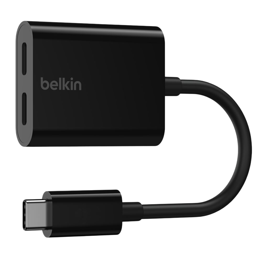 Belkin Adaptateur Audio 3,5 mm + Charge USB-C RockStar