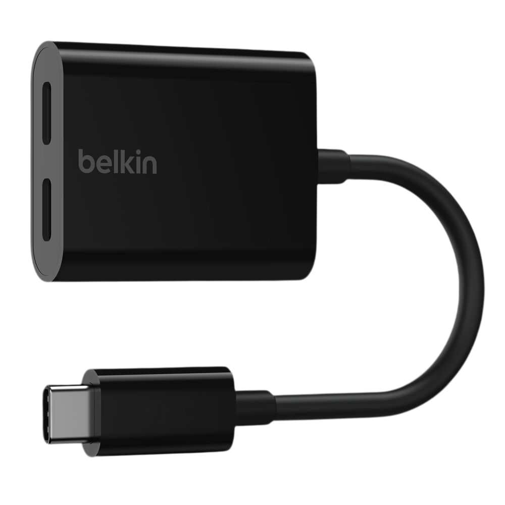 Belkin Adaptateur Audio 3,5 mm + Charge USB-C RockStar