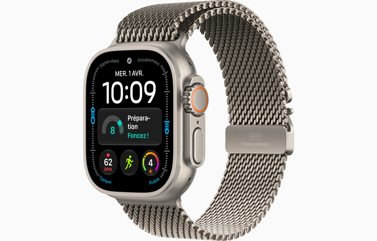 Apple Watch - Ultra 4 - Bracelet Milanais titane