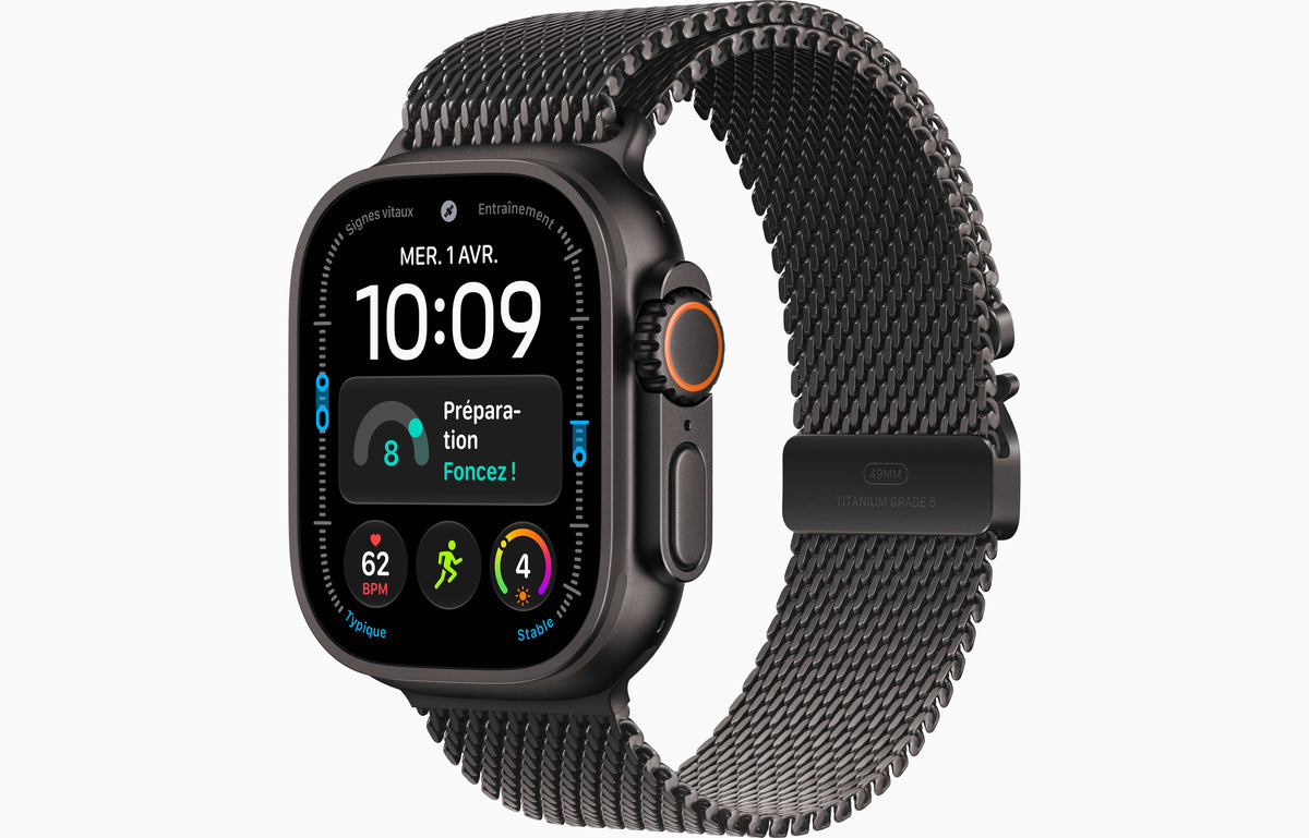Apple Watch - Ultra 4 - Bracelet Milanais titane