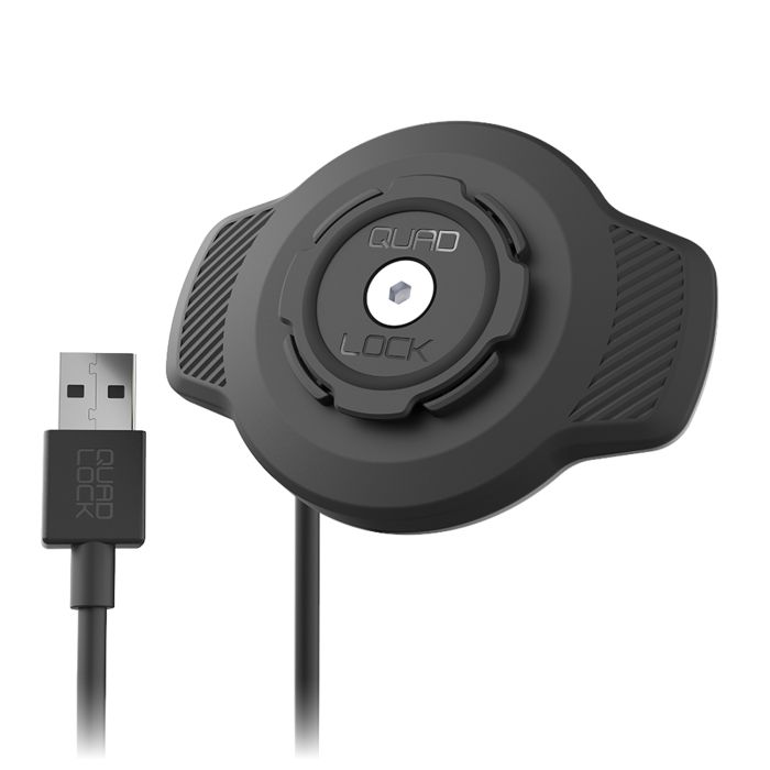 Tête de recharge sans fil étanche Quad Lock pour vélo électrique