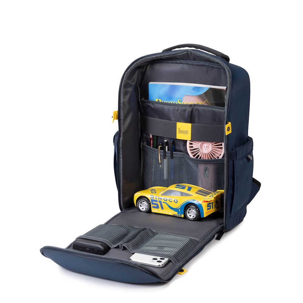 Sac à dos connecté compact à écran LED Pixel Art Divoom Backpack S