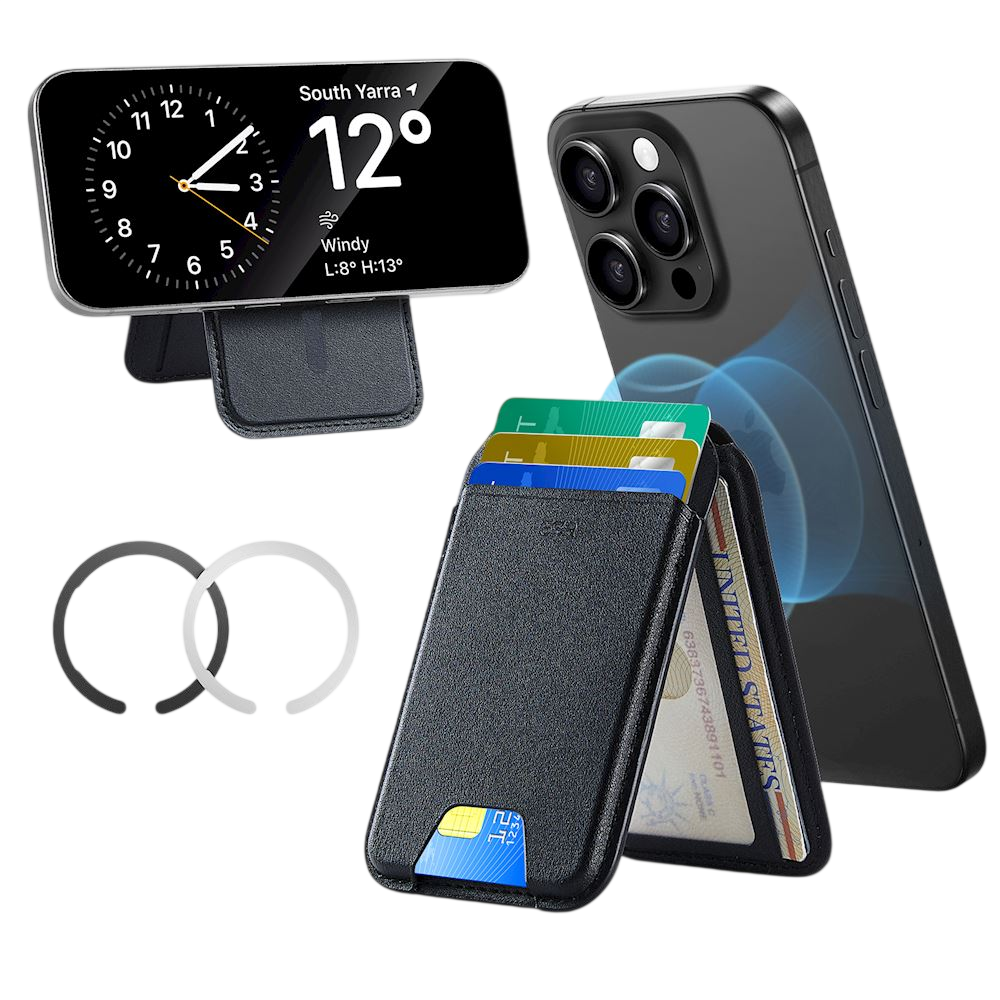 Portefeuille Magnétique Classic avec Support Intégré