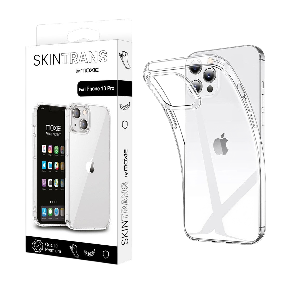 Coque Apple iPhone 13 Pro 6.1" en TPU souple - Transparent