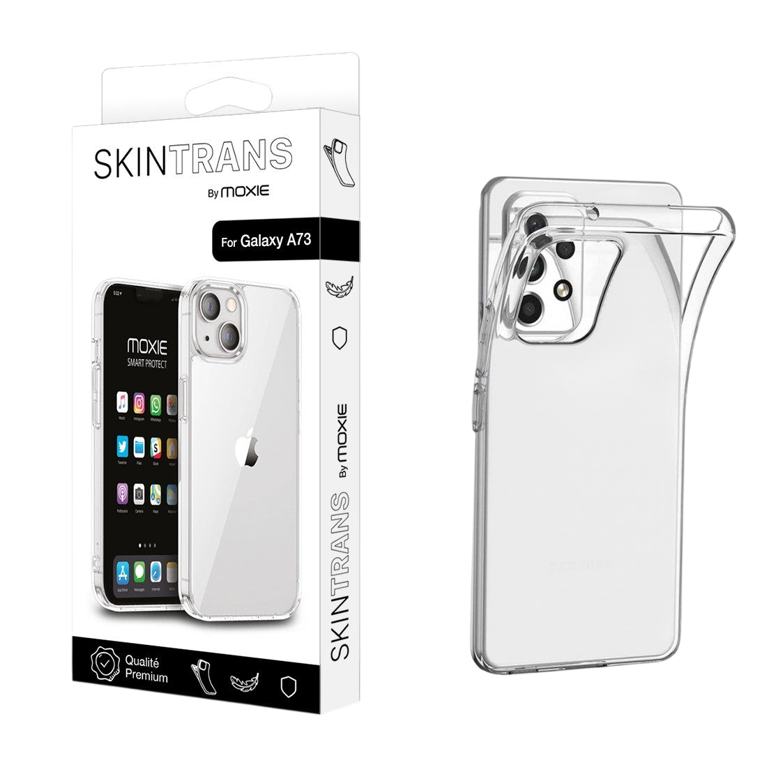 Coque Samsung Galaxy A73 5G en TPU souple - Transparent
