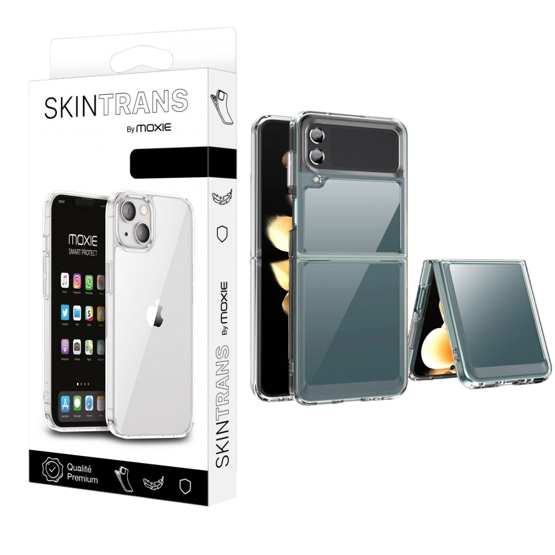 Coque Samsung Galaxy Z Flip4 en TPU souple - Transparent
