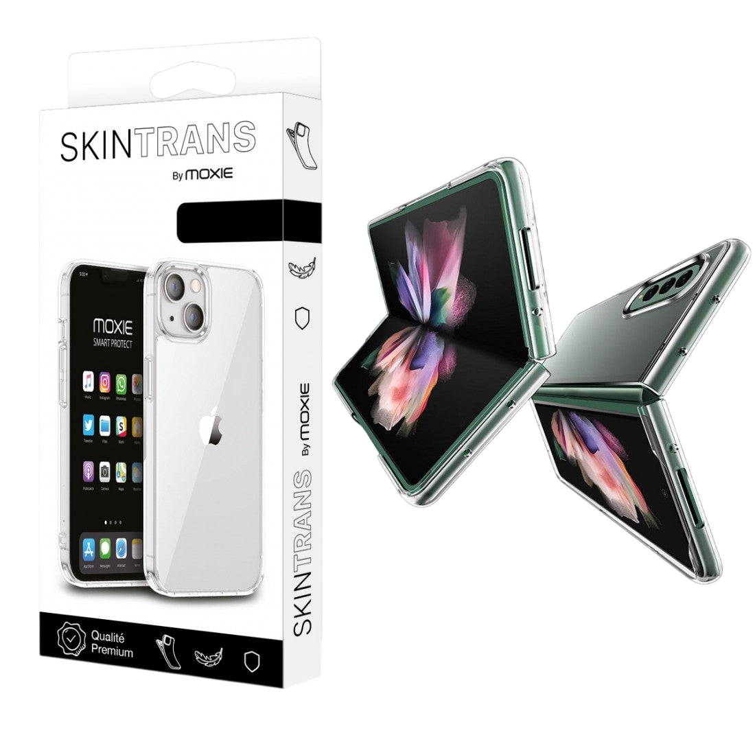 Coque Samsung Galaxy Z Fold4 en TPU souple - Transparent