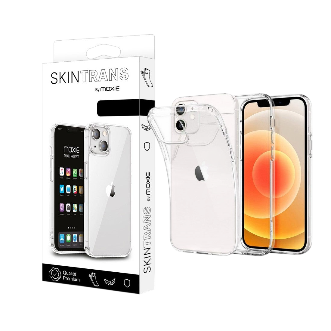 Housse ultra fine 0.25mm Moxie Skintrans iPhone 12 Mini 5.4"