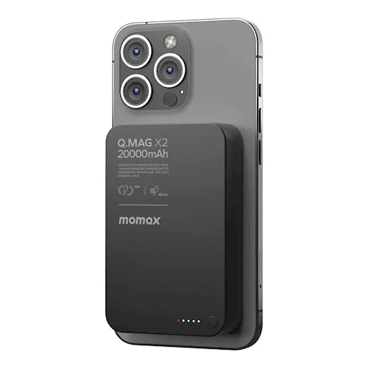 Batterie externe magnétique portable Momax Q.Mag X2 20000 mAh (Gen 2)