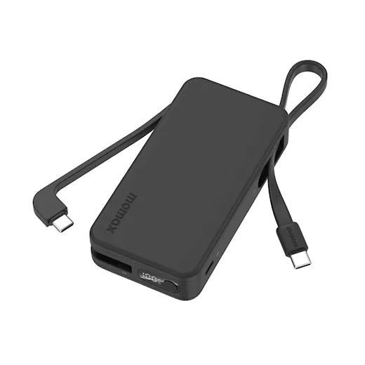 Batterie externe portable Momax 1-Power Vital+ avec double port USB-C
