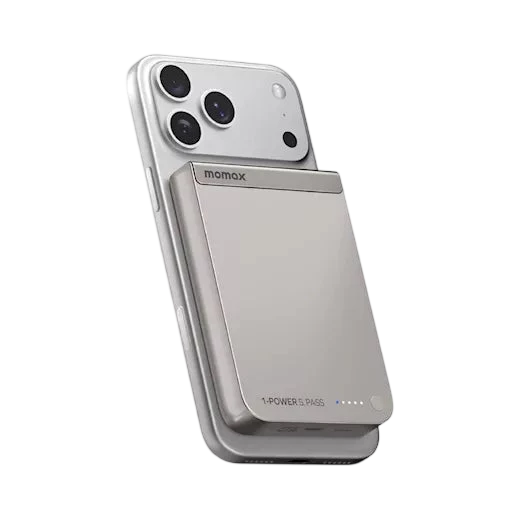 Batterie externe magnétique sans fil Qi2 Momax 1-Power S.Pass
