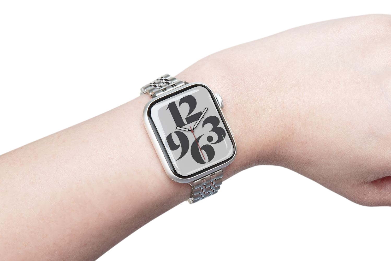 Bracelet Élégant en Acier Inoxydable pour Apple Watch (42/44/45/46/49mm)