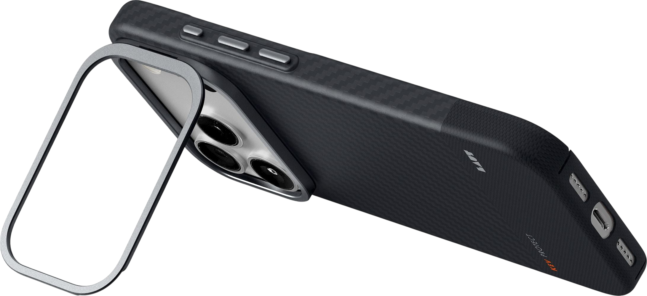 Coque de Protection en Fibre d'Aramide MagSafe pour iPhone 17 Pro