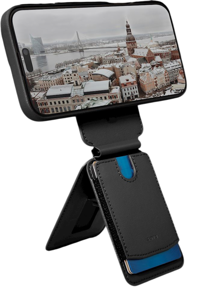 Flip-Out Stand & Card Case - Porte-Cartes Magnétique et Support MagSafe