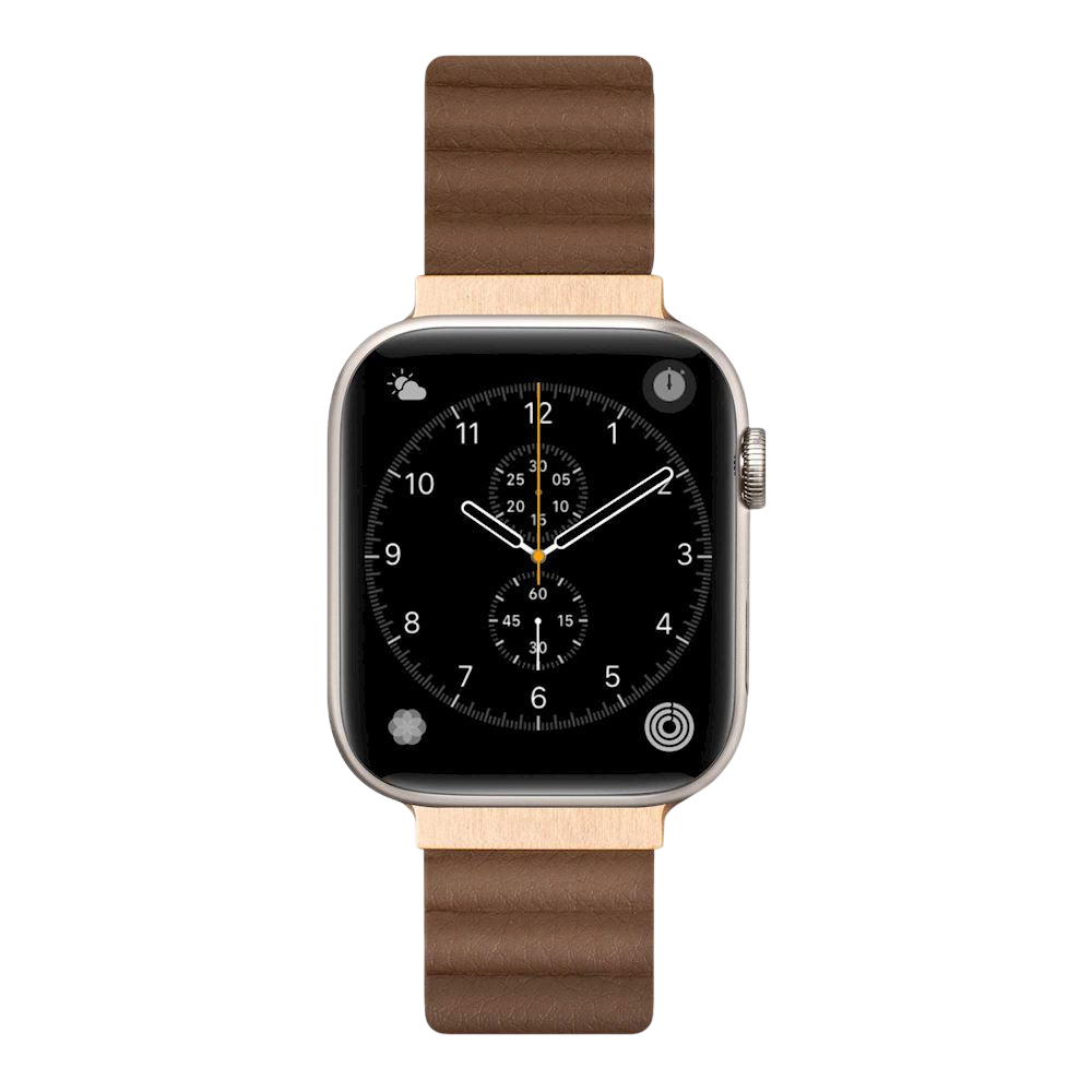 Bracelet en Cuir Végan Premium pour Apple Watch