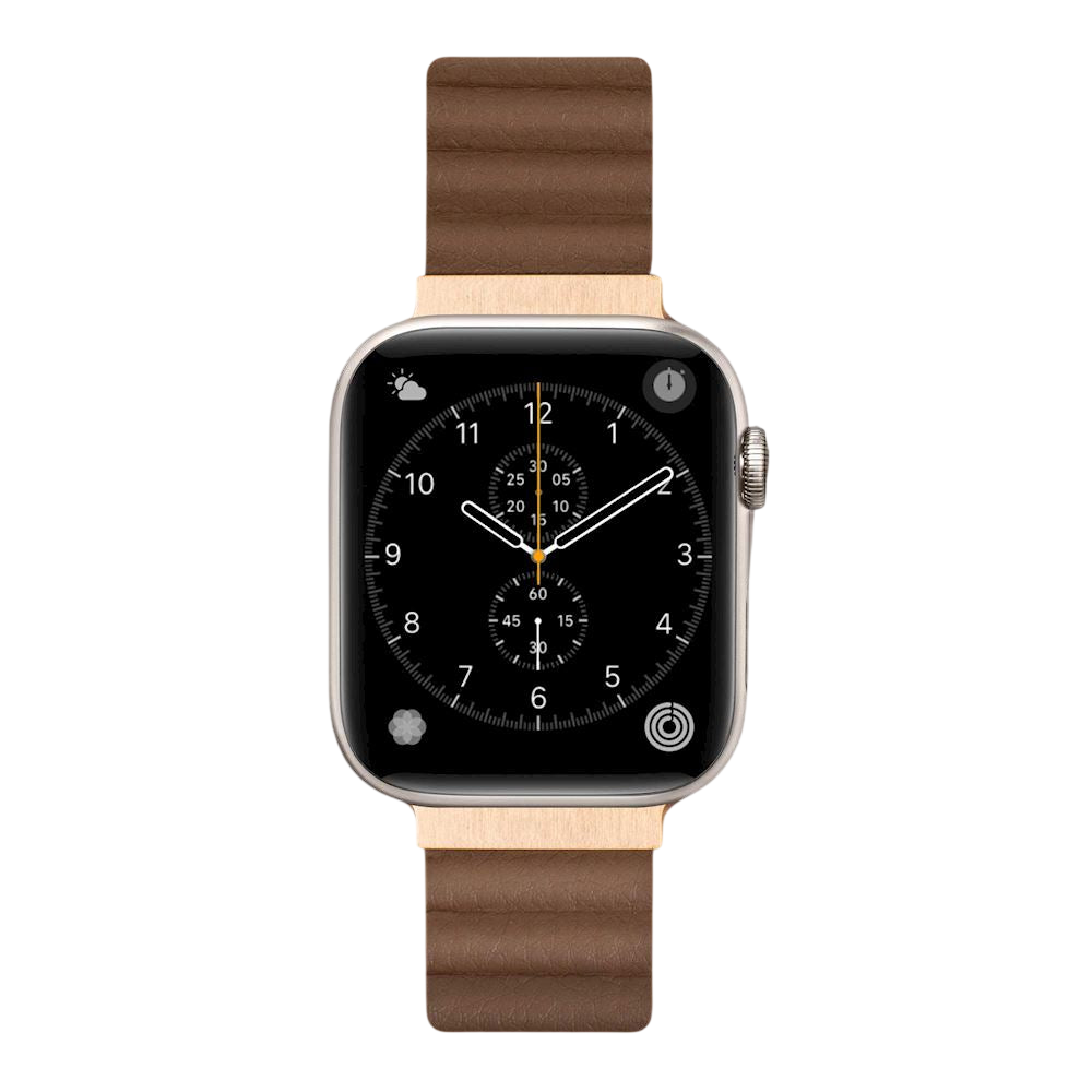 Bracelet en Cuir Végan Premium pour Apple Watch