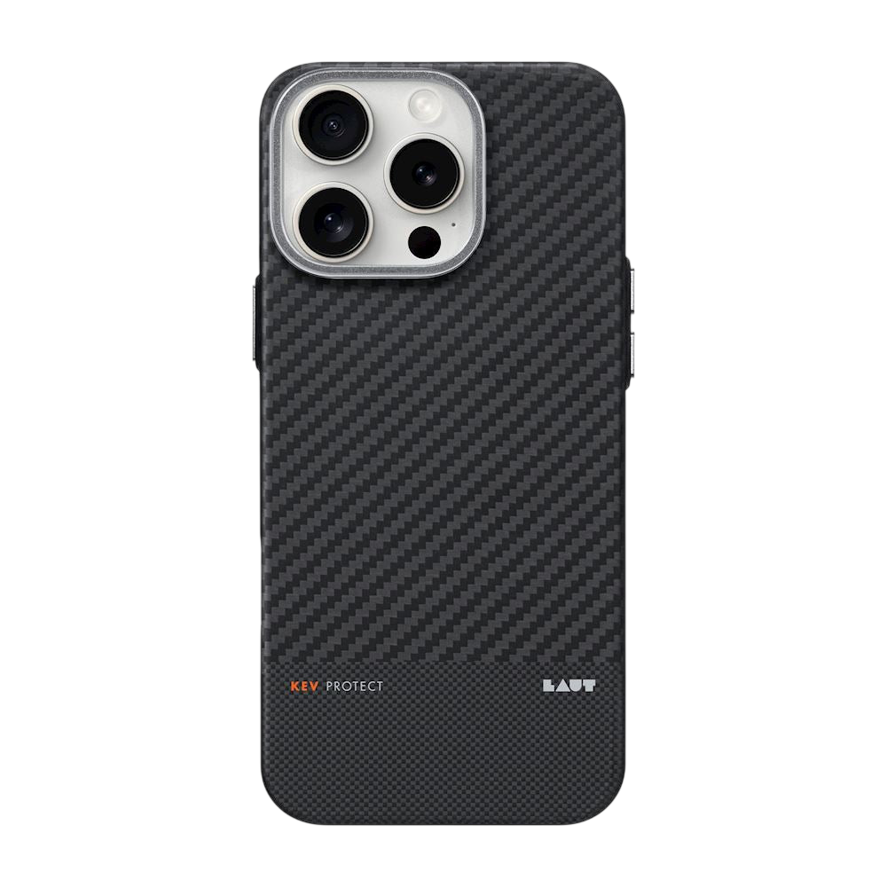 Coque de Protection en Fibre d'Aramide MagSafe pour iPhone 16 Pro Max