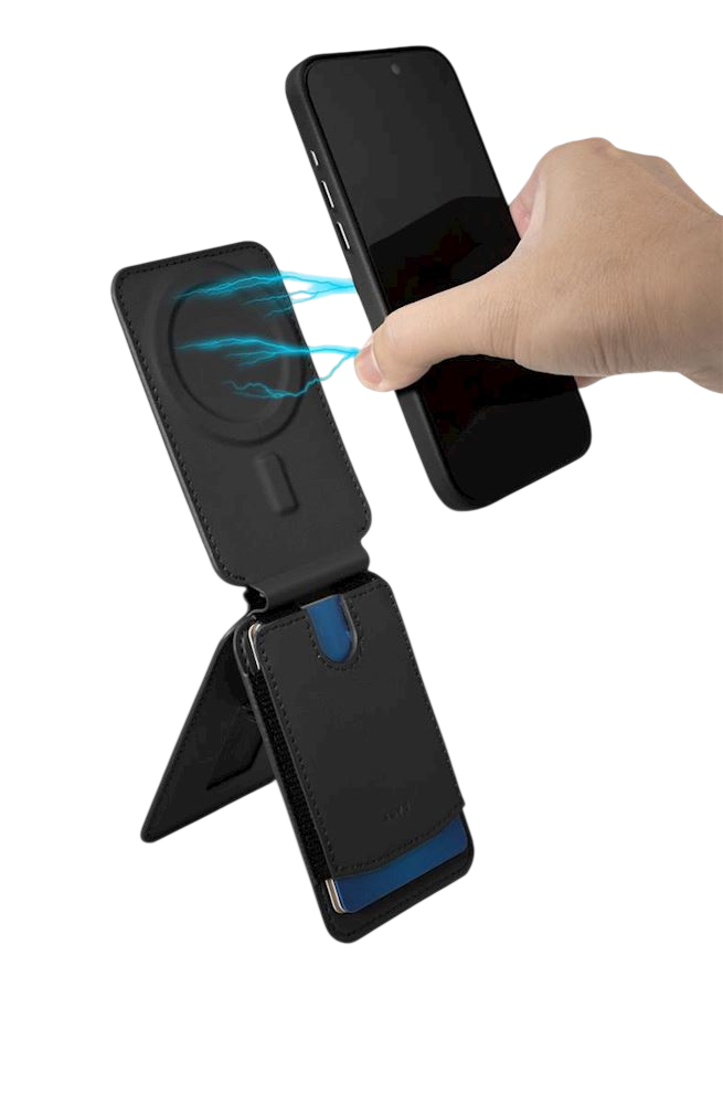 Flip-Out Stand & Card Case - Porte-Cartes Magnétique et Support MagSafe