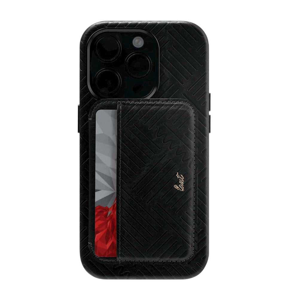 Porte-Cartes Magnétique MagSafe en Cuir Végan