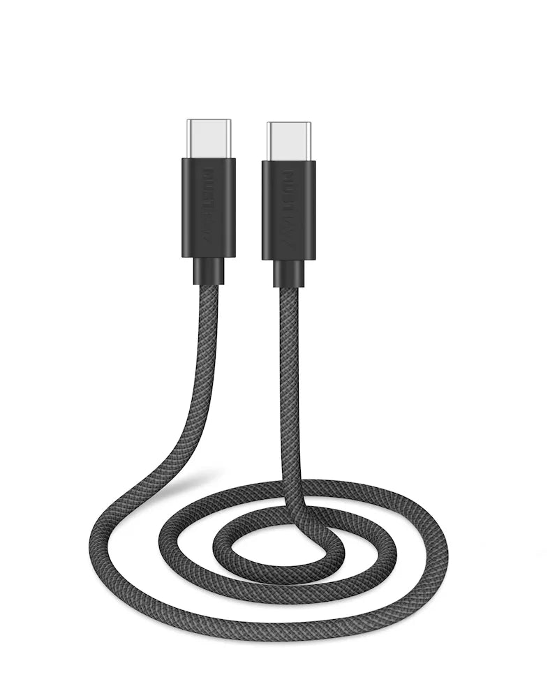 Câble USB-C vers USB-C en Nylon Tressé - 100W Ultra-Performance