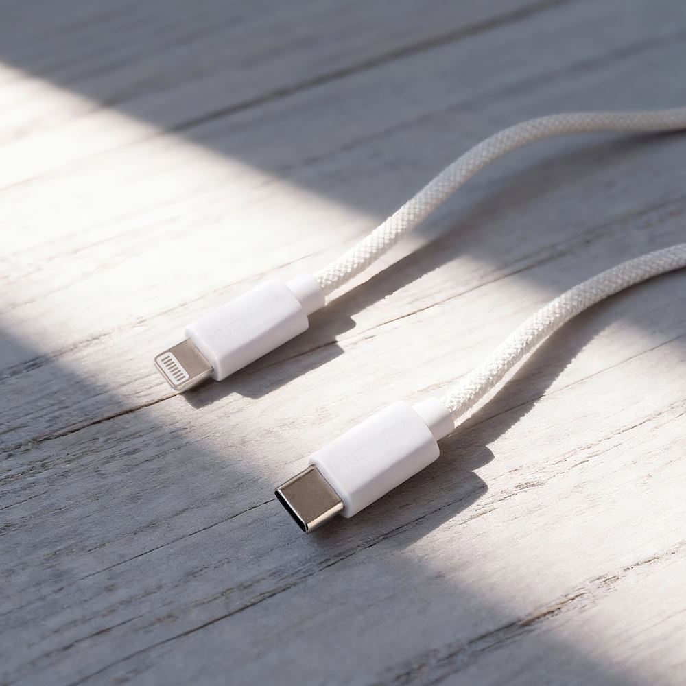 Câble USB-C vers Lightning GoEasy en Nylon Tressé - 1,0 Mètre