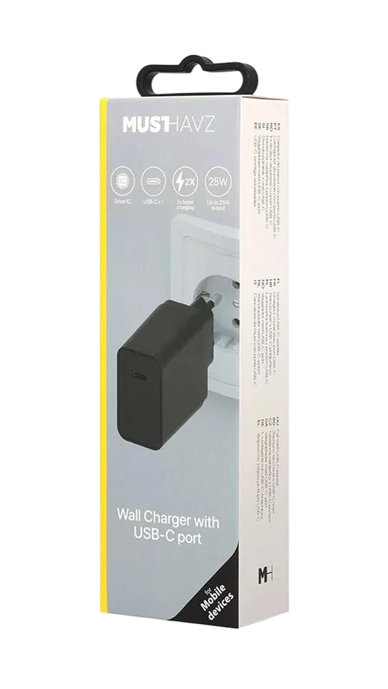 Chargeur Secteur USB-C Power Delivery - 25W