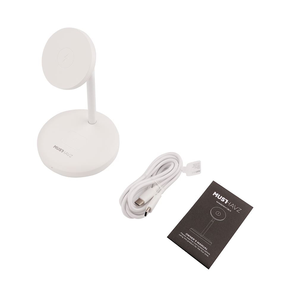 MagStand 2-in-1 - Station de Charge Magnétique MagSafe & Sans Fil