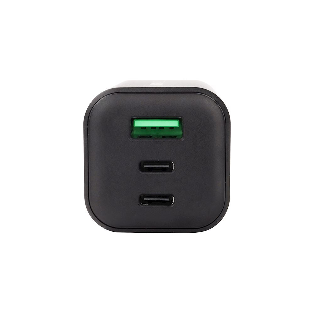 Chargeur Nano 3 Ports - 65W - GaN - 2x USB-C + 1x USB-A