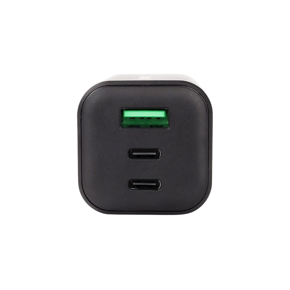 Chargeur Nano 3 Ports - 65W - GaN - 2x USB-C + 1x USB-A