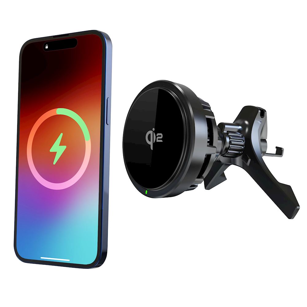 MagSnap Pro Air - Support Voiture Chargeur Sans Fil Qi2 - MagSafe Compatible