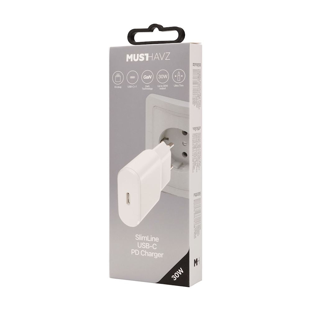 Chargeur SlimLine Extra-Plat - 30W - USB-C Power Delivery