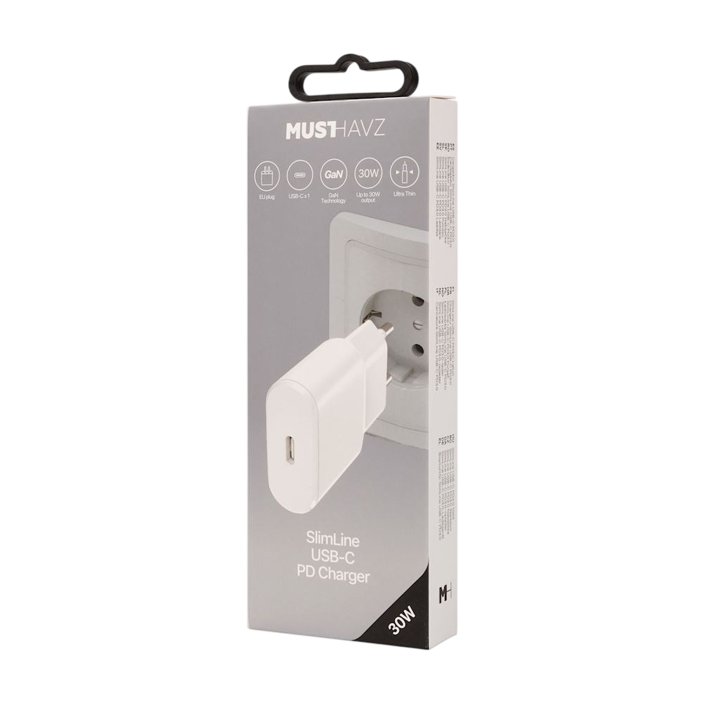 Chargeur SlimLine Extra-Plat - 30W - USB-C Power Delivery