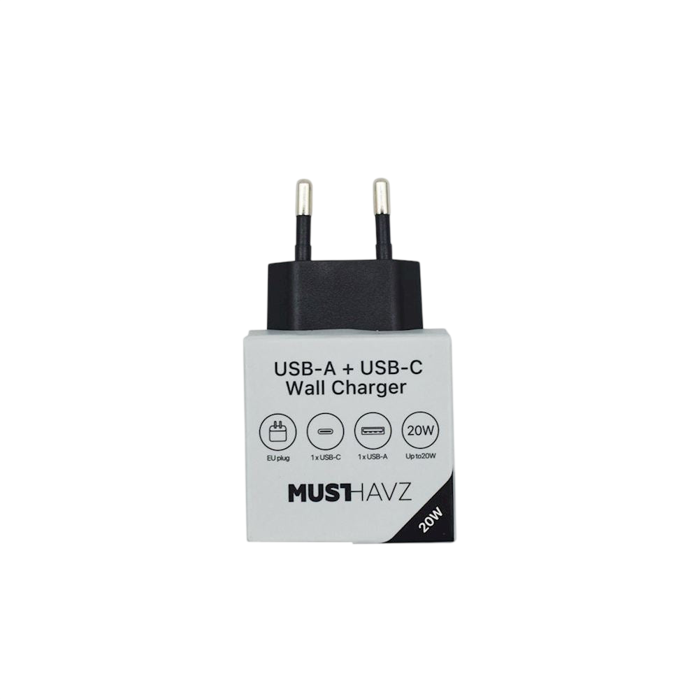 Chargeur Secteur To Go 2 - USB-A + USB-C - 20W - Power Delivery