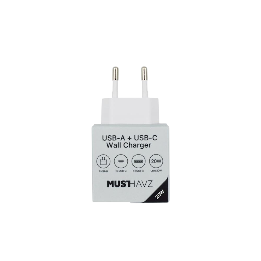 Chargeur Secteur To Go 2 - USB-A + USB-C - 20W - Power Delivery