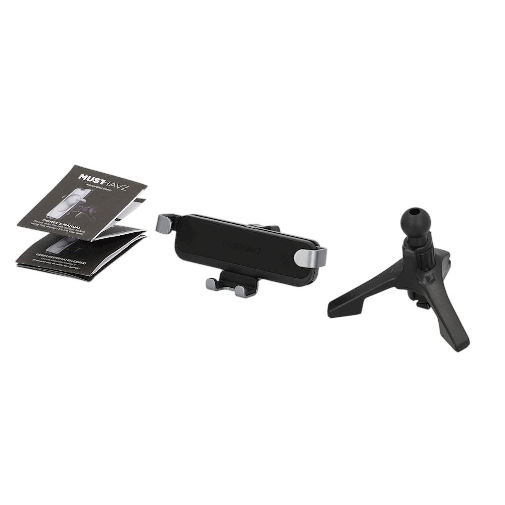 Gravity Pro - Support Voiture Universel à Gravité pour Grille d'Aération