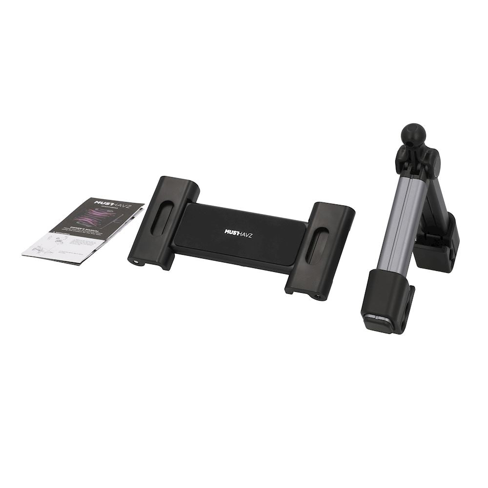 MustHavz Tab Passenger - Support de Tablette Universel pour Appuie-tête (jusqu'à 12.9")