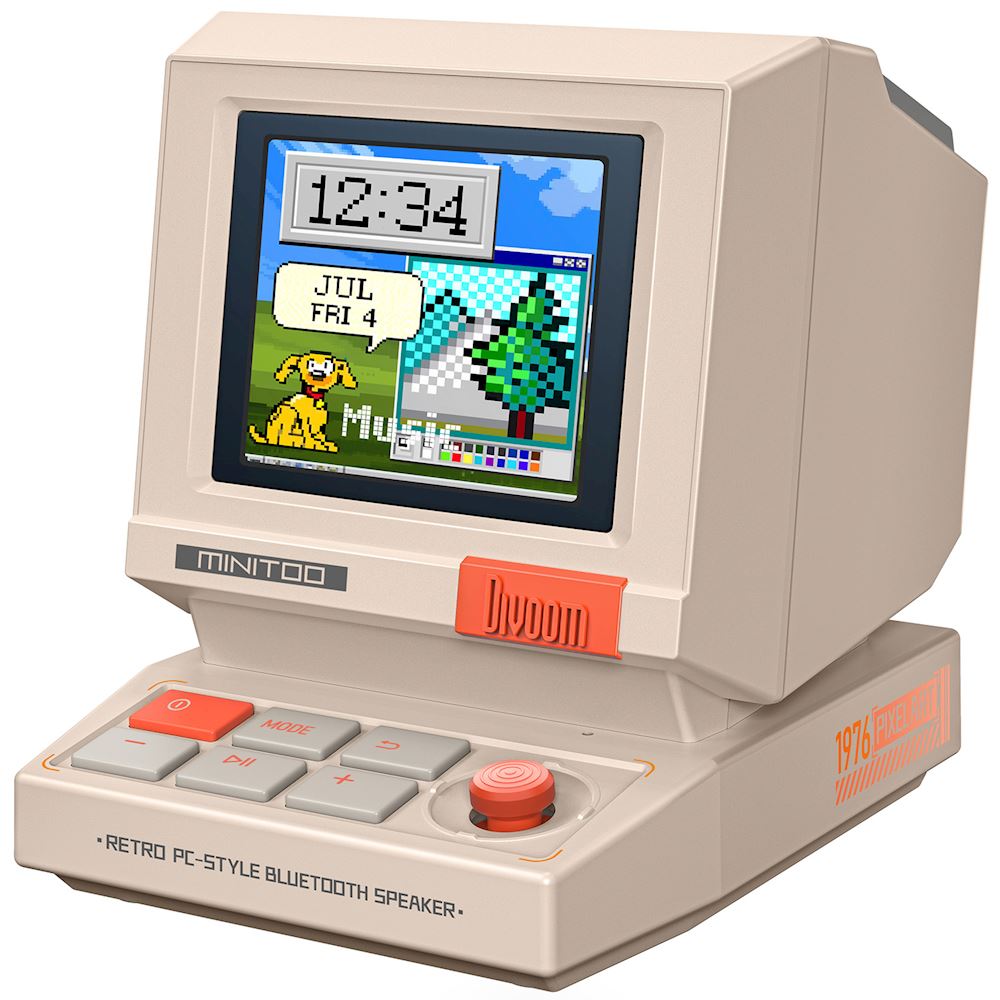 Enceinte Bluetooth rétro et écran Pixel Art compacte Divoom MiniToo