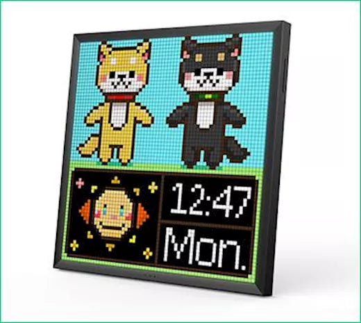 Écran connecté d'affichage Pixel Art Wi-Fi Divoom Pixoo 64 II