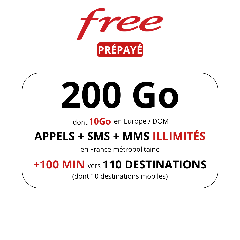Cartes Prépayées Free