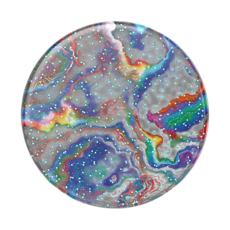 PopSockets PopGrip - Glitter Rainbow Void
