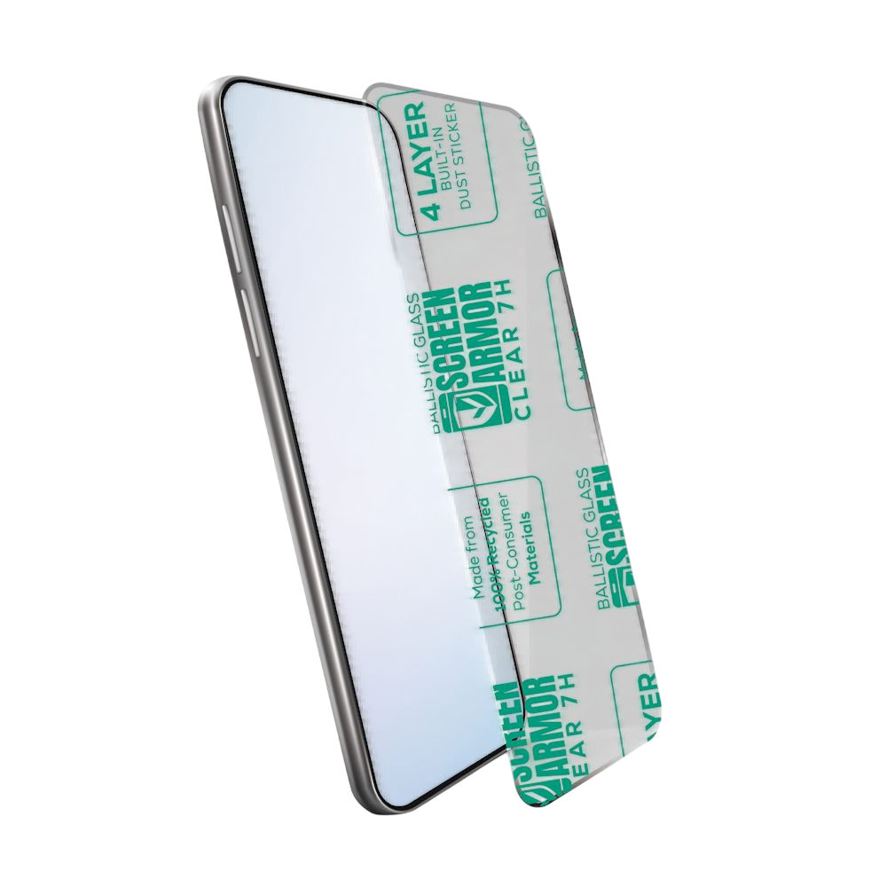 ScreenArmor Ballistic Glass Clear 7H (25x) - with dust layer